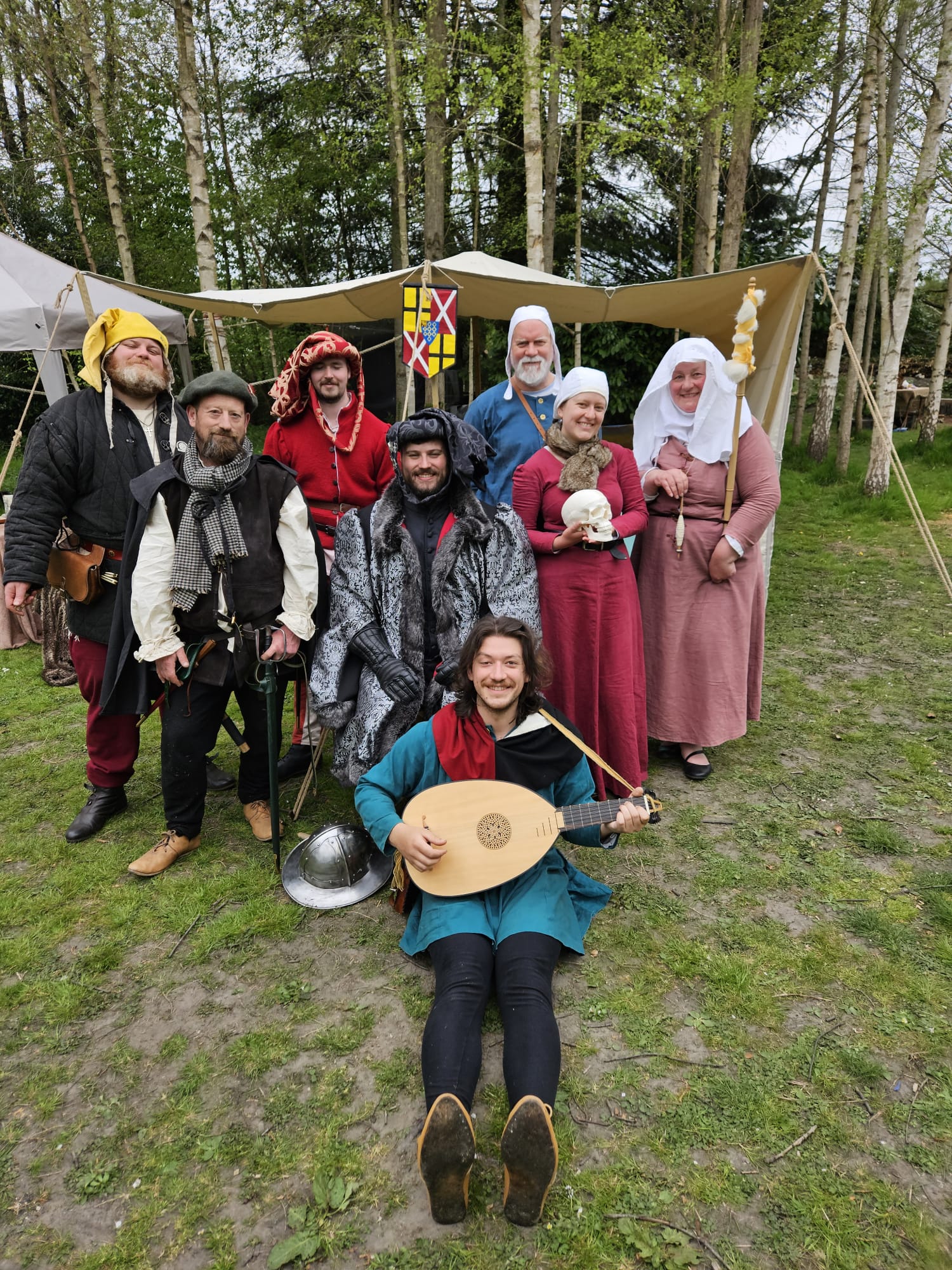 April training camp - Our first re-enactment photo